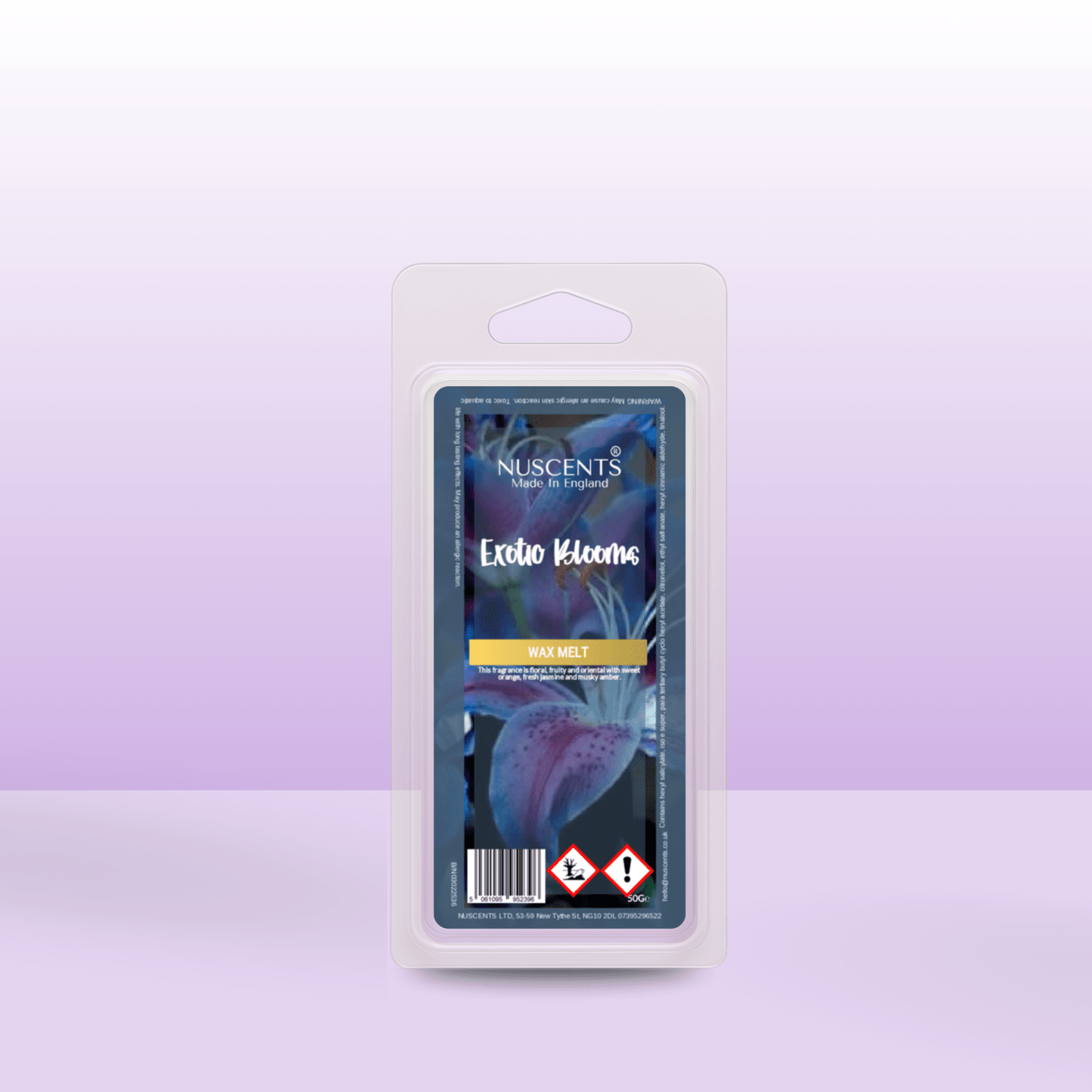 50g Exotic Blooms Scented Wax Melt - Nuscents