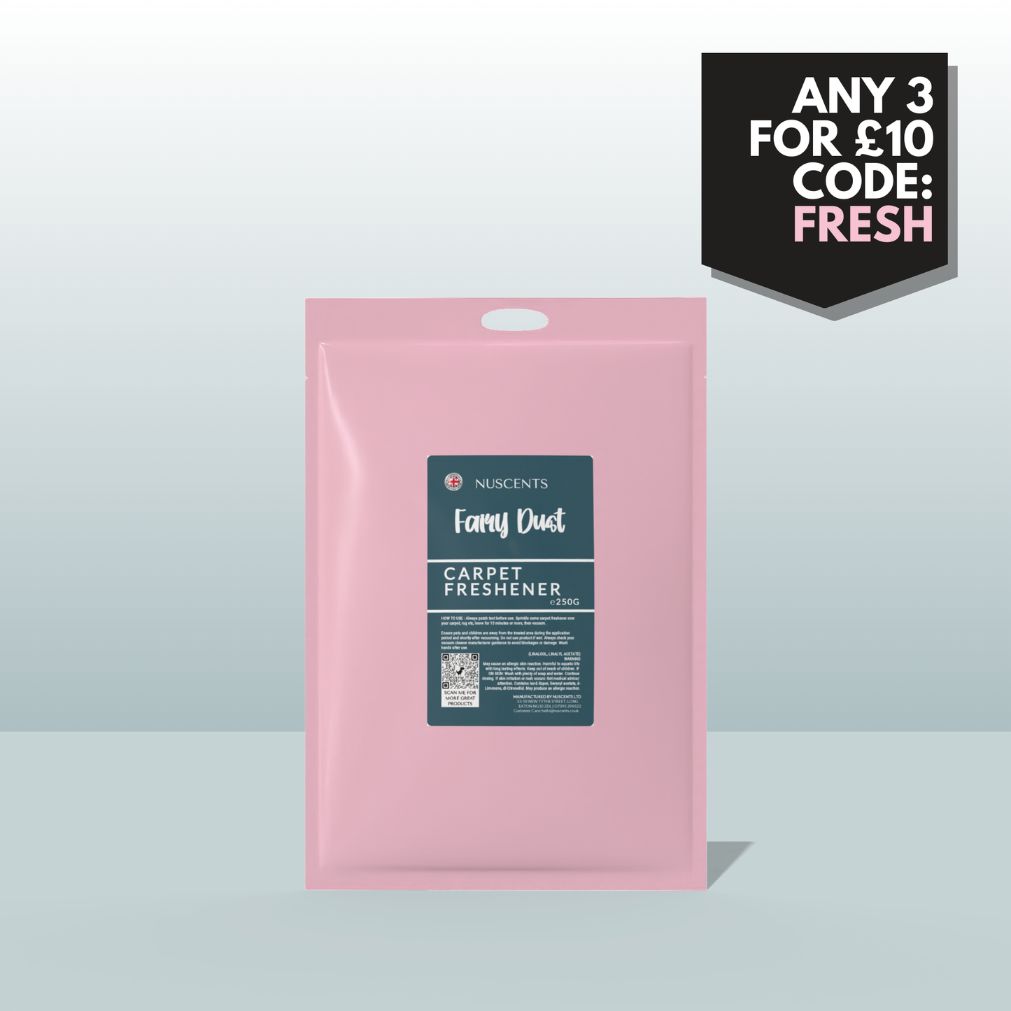 Fairy Dust Carpet Freshener 250g - Nuscents