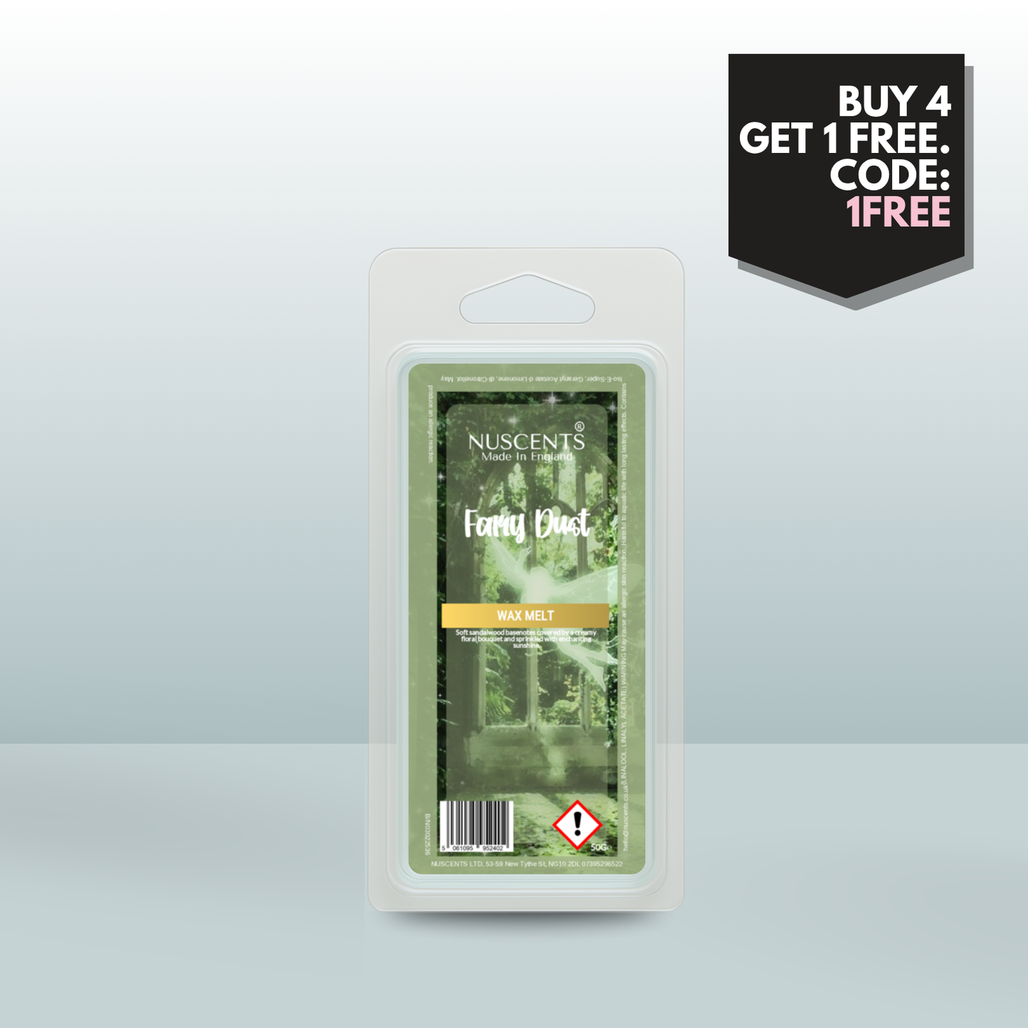 50g Fairy Dust Scented Wax Melt