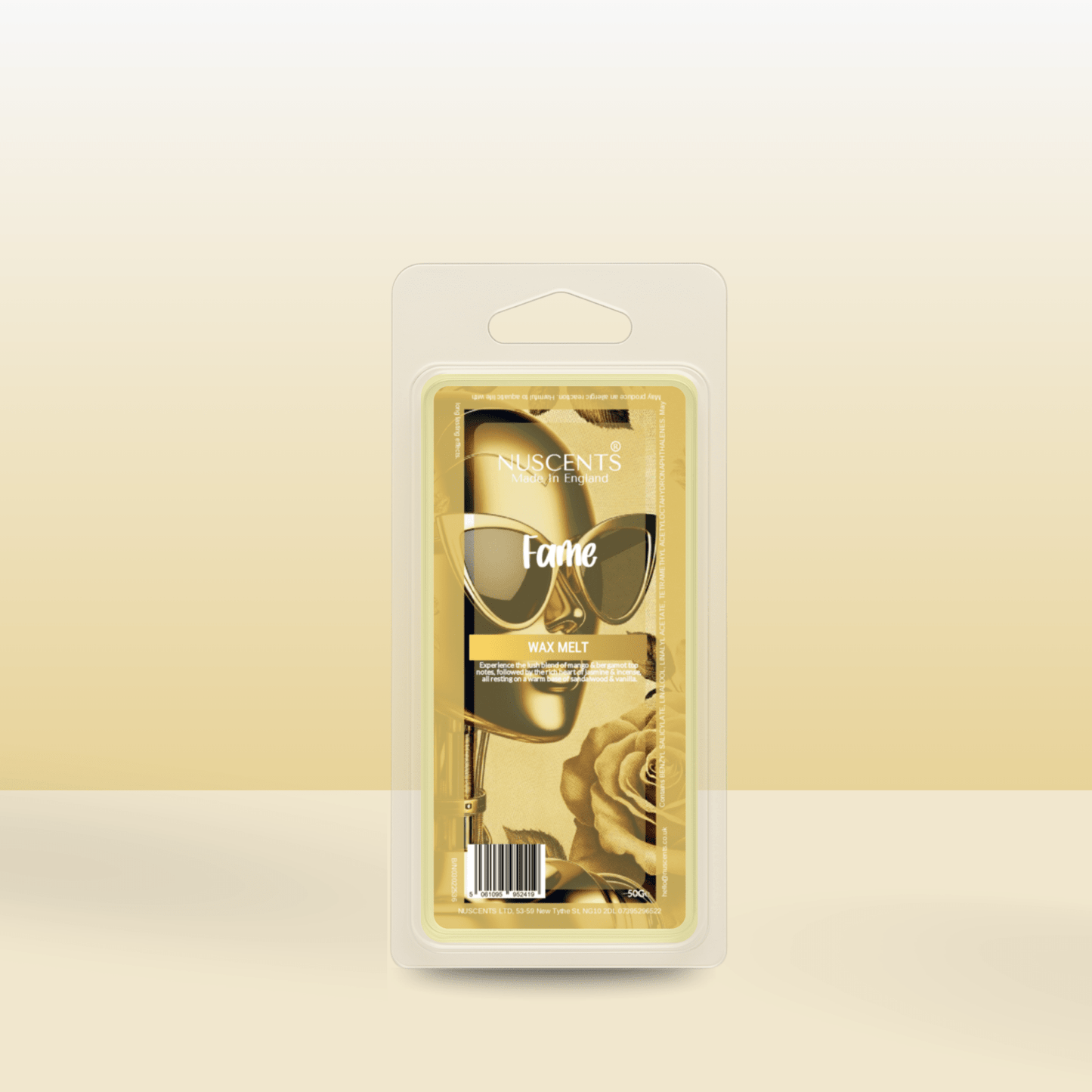 50g *Fame Scented Wax Melt - Nuscents