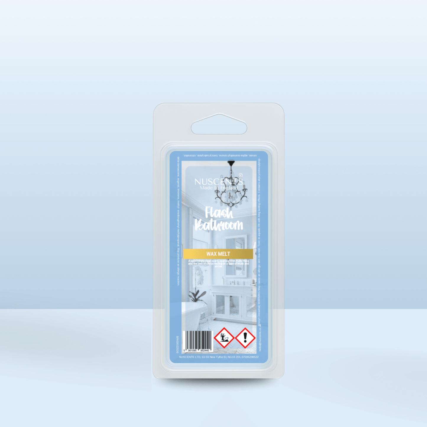 50g Flash Bathroom Scented Wax Melt - Nuscents
