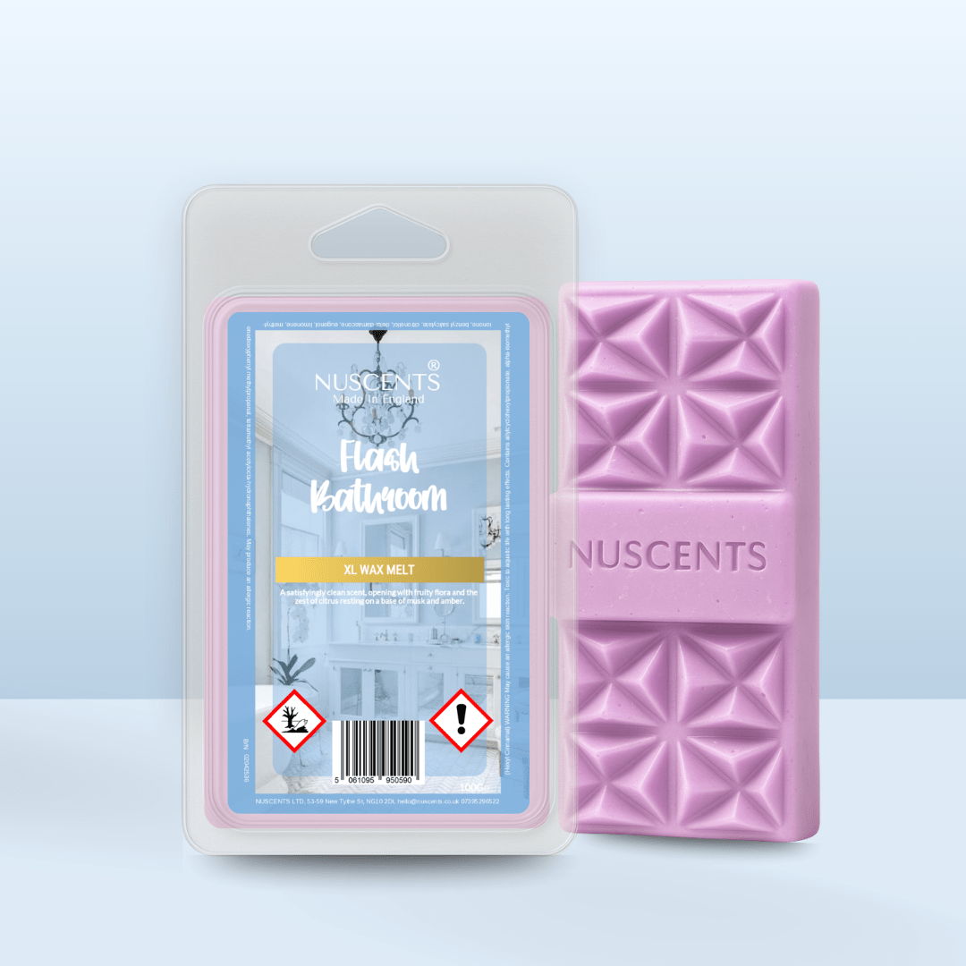 Flash Bathroom - Soy XL Wax Melt - Nuscents