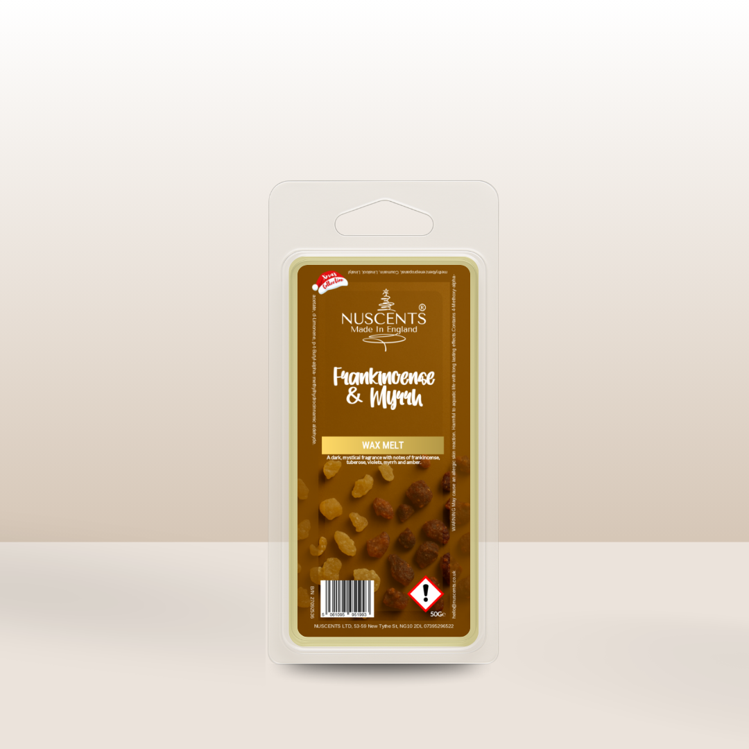 50g *CHRISTMAS Frankincense & Myrrh Scented Wax Melt