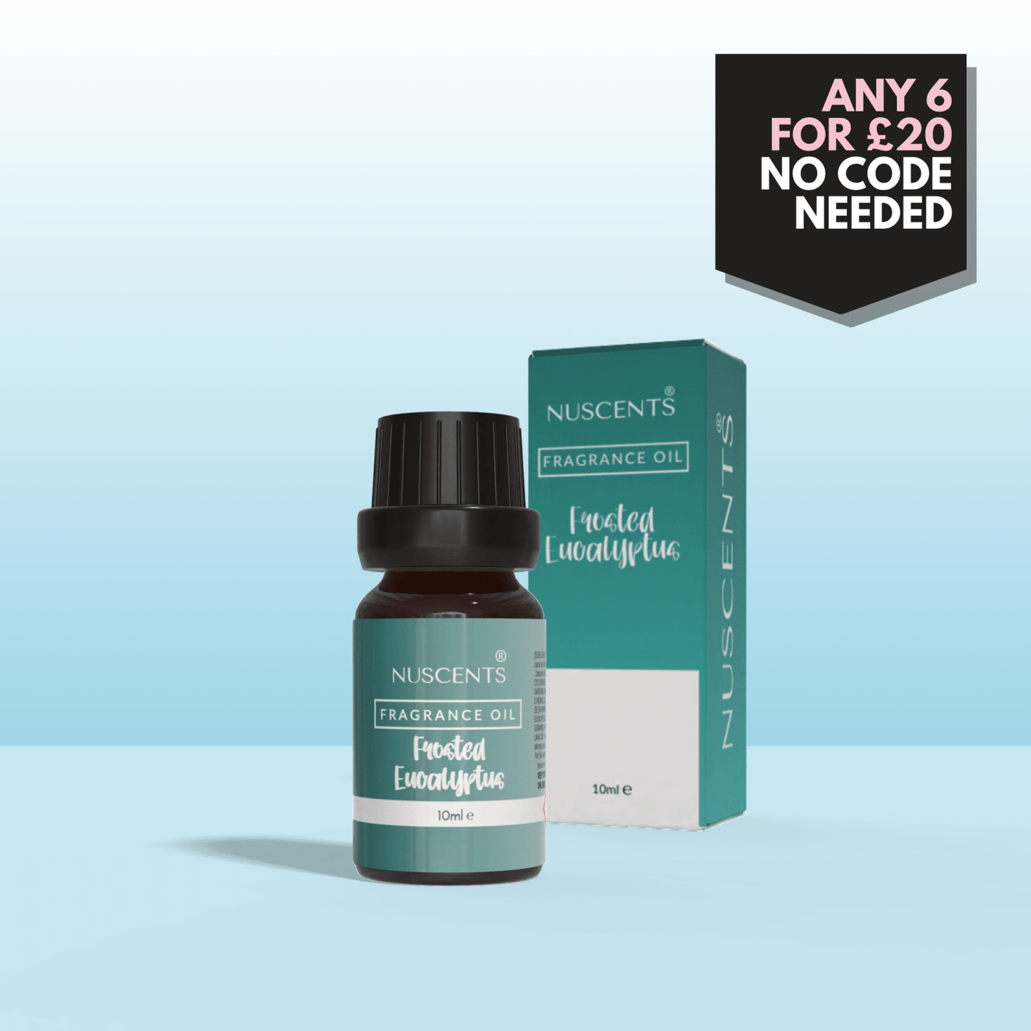 Frosted Eucalyptus Aroma Diffuser Fragrance Oil - Nuscents