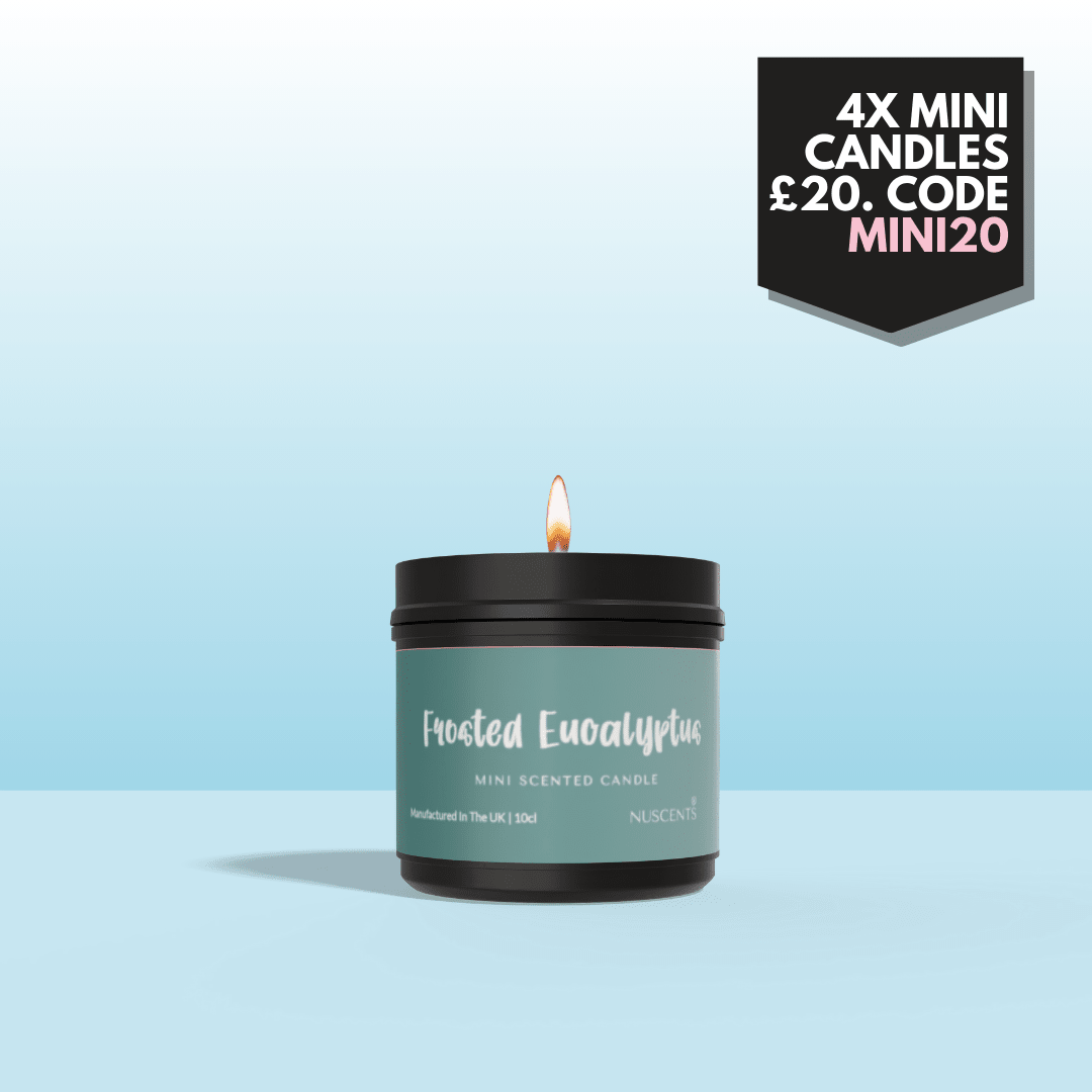 Frosted Eucalyptus Mini Candle - Nuscents