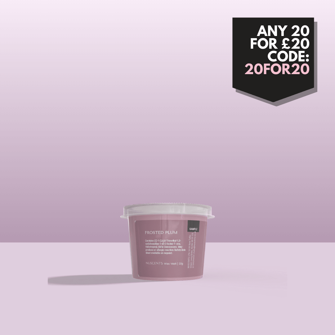 Frosted Plum Wax Melt Sample 25g - Nuscents