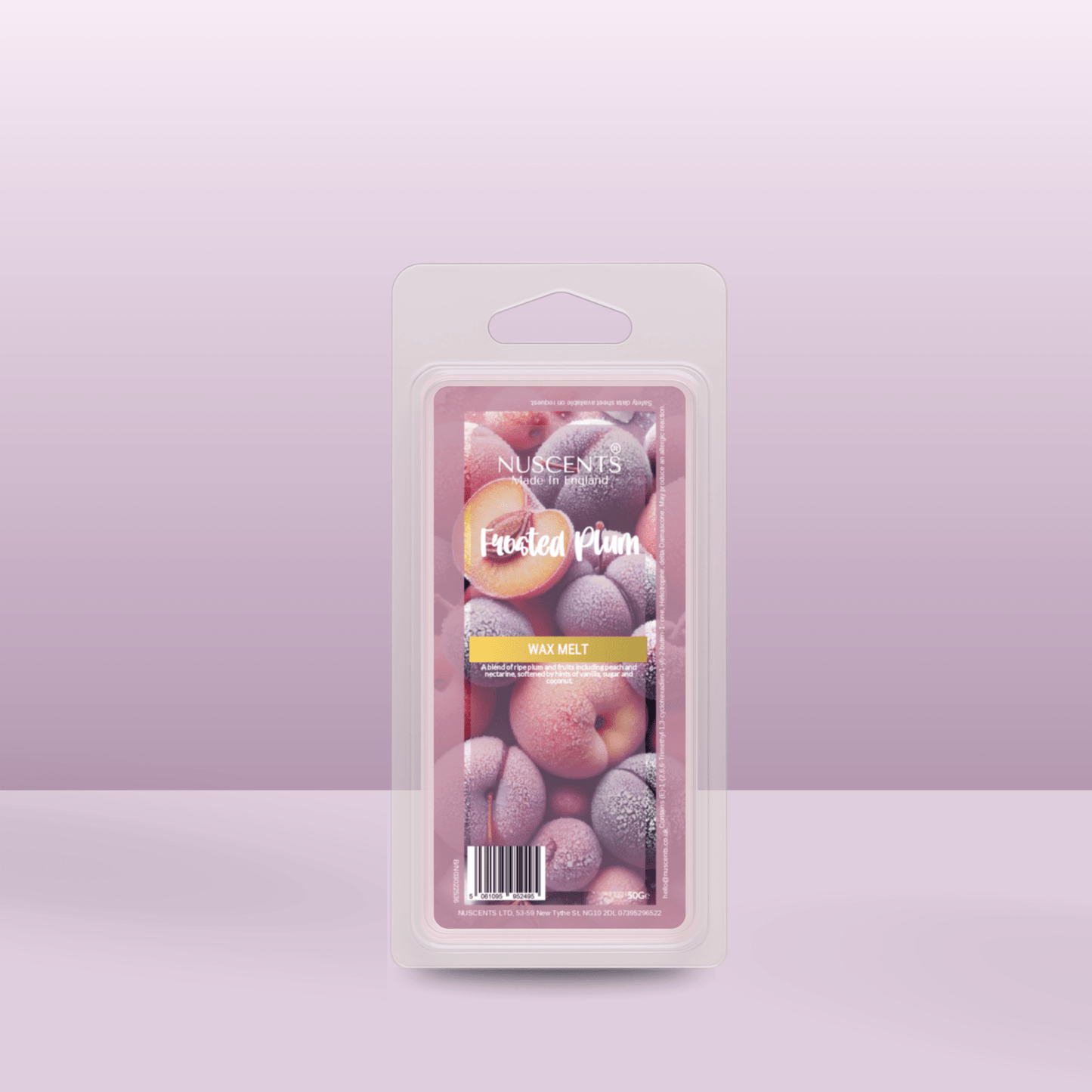 50g *Frosted Plum Scented Wax Melt - Nuscents