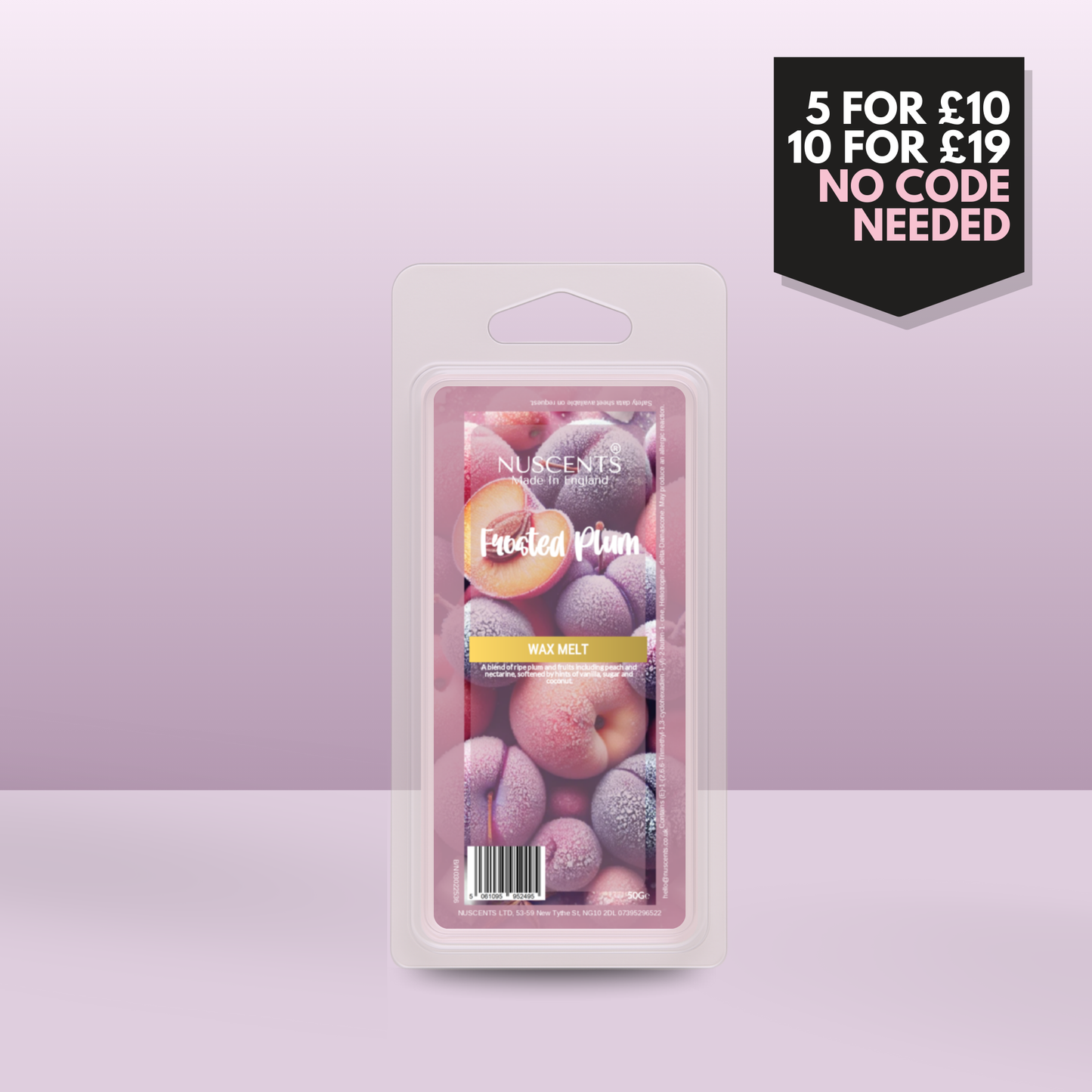 50g *LIMITED EDITION Frosted Plum Scented Wax Melt