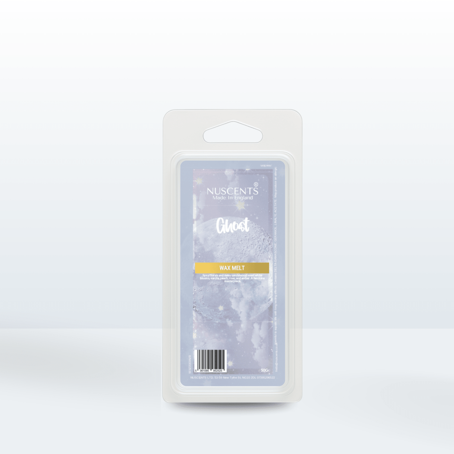 50g Ghost Scented Wax Melt - Nuscents