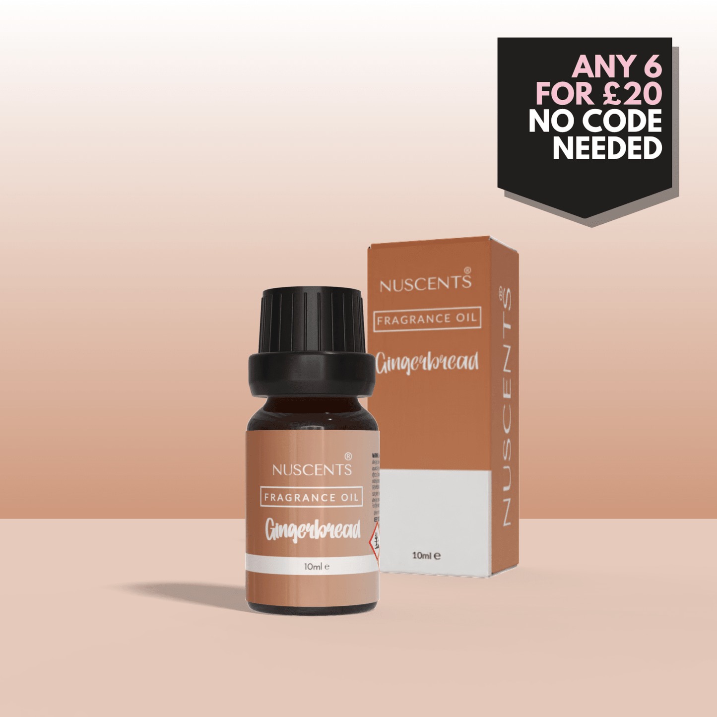 Gingerbread Aroma Diffuser Fragrance Oil - Nuscents