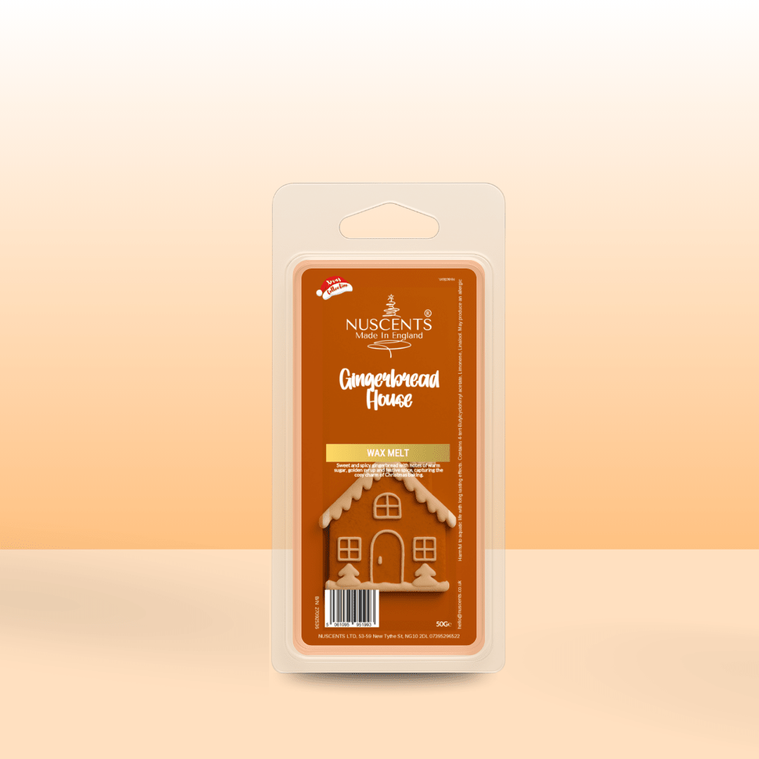 50g *CHRISTMAS Gingerbread House Scented Wax Melt - Nuscents