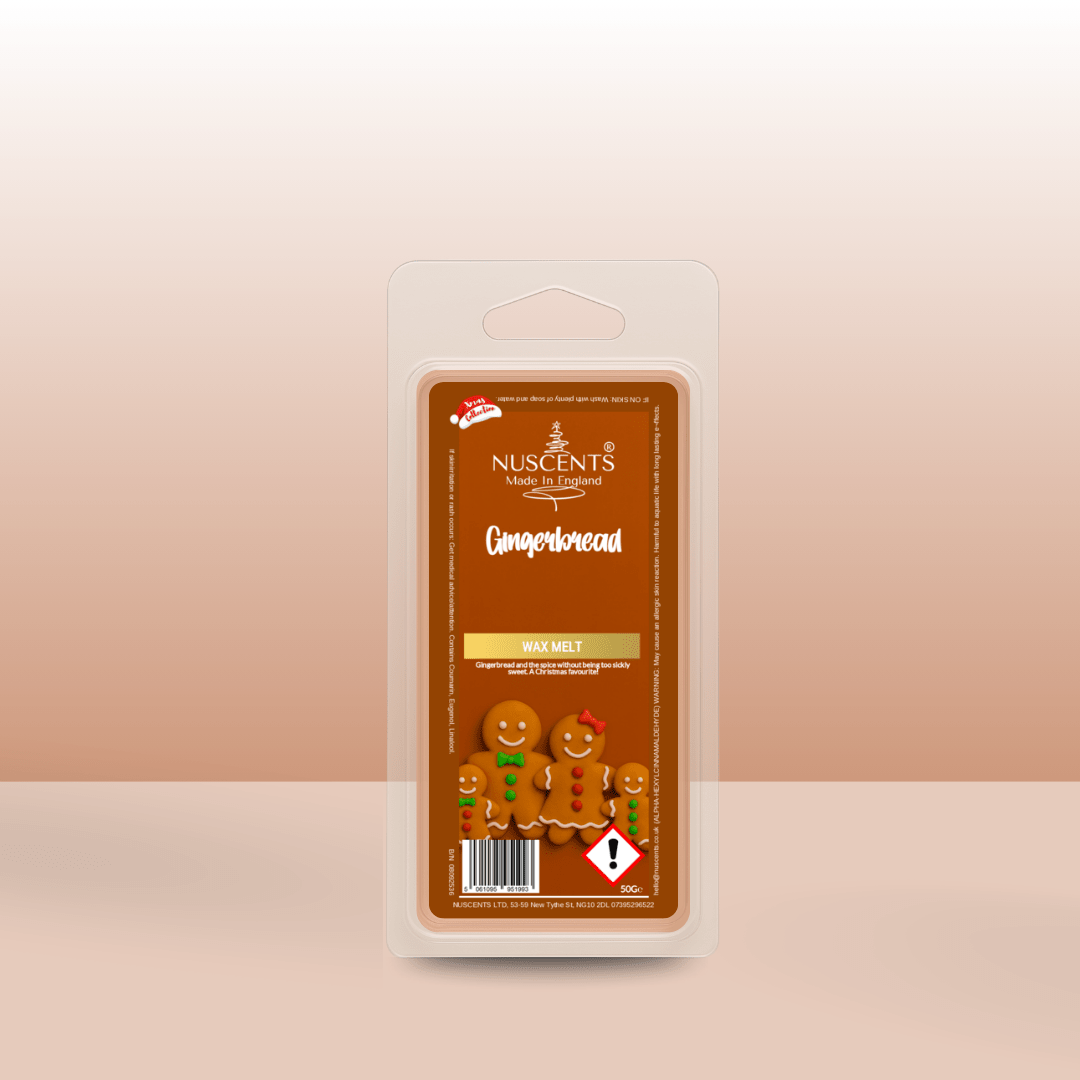 50g *CHRISTMAS Gingerbread Scented Wax Melt - Nuscents
