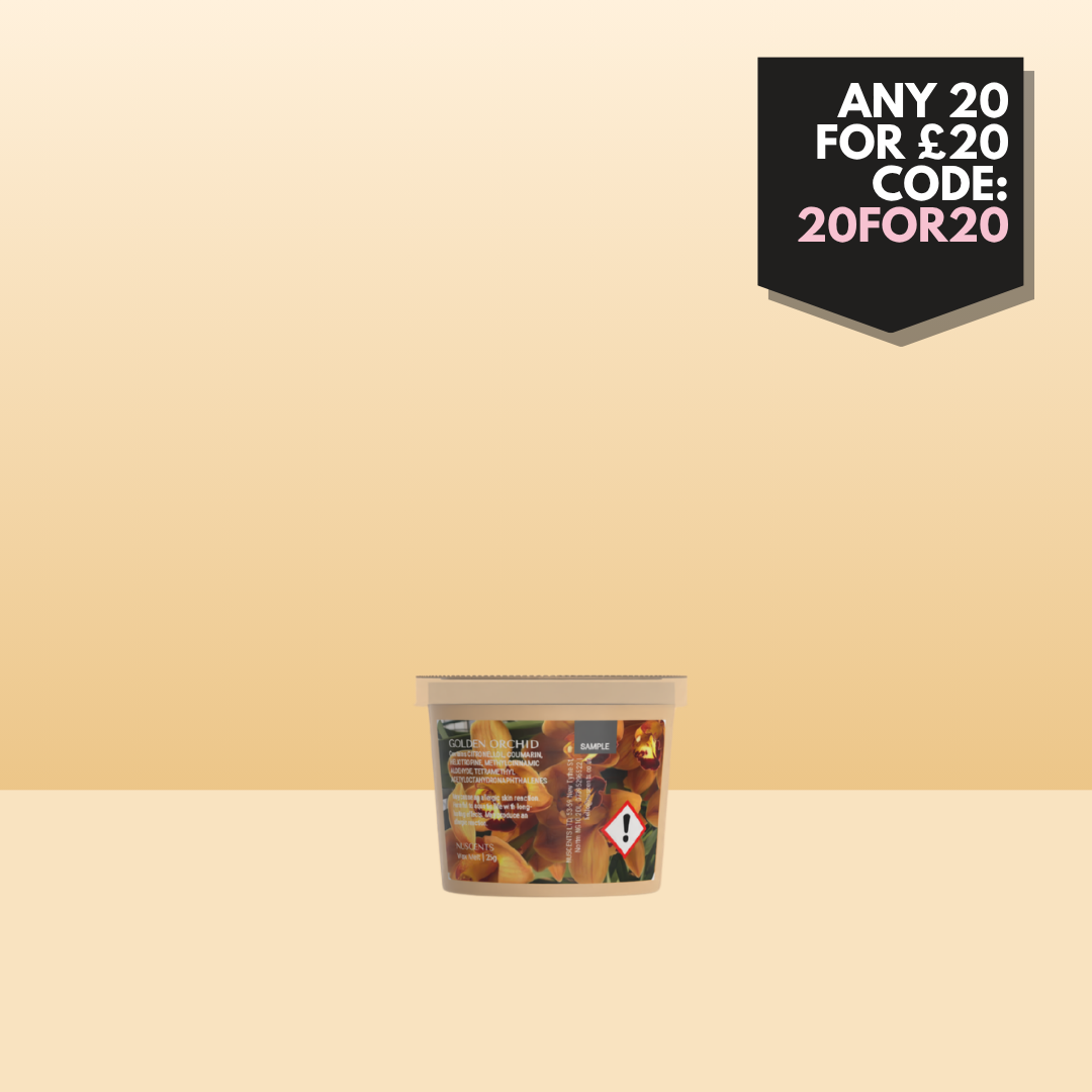 *Golden Orchid Wax Melt Sample 25g