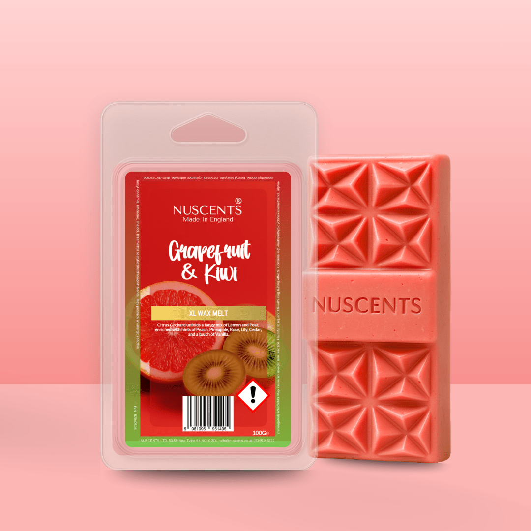 *Grapefruit & Kiwi - Soy XL Wax Melt - Nuscents