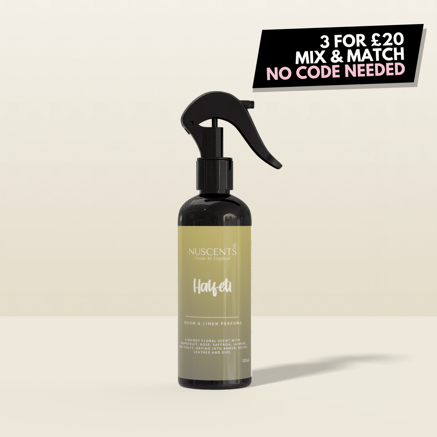 Halfeti Room & Linen Perfume Spray - Nuscents