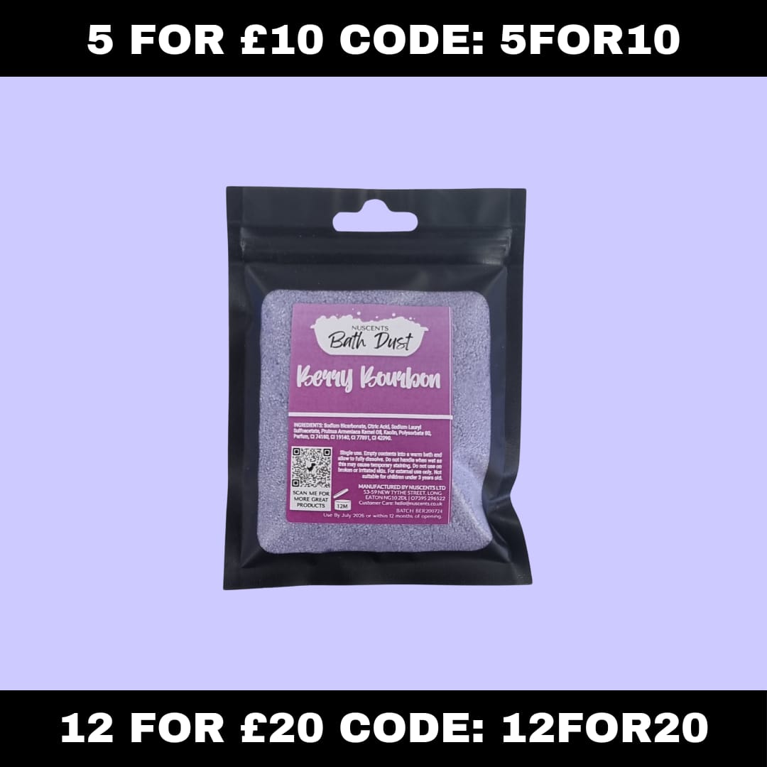 Berry Bourbon Bath Dust - Nuscents