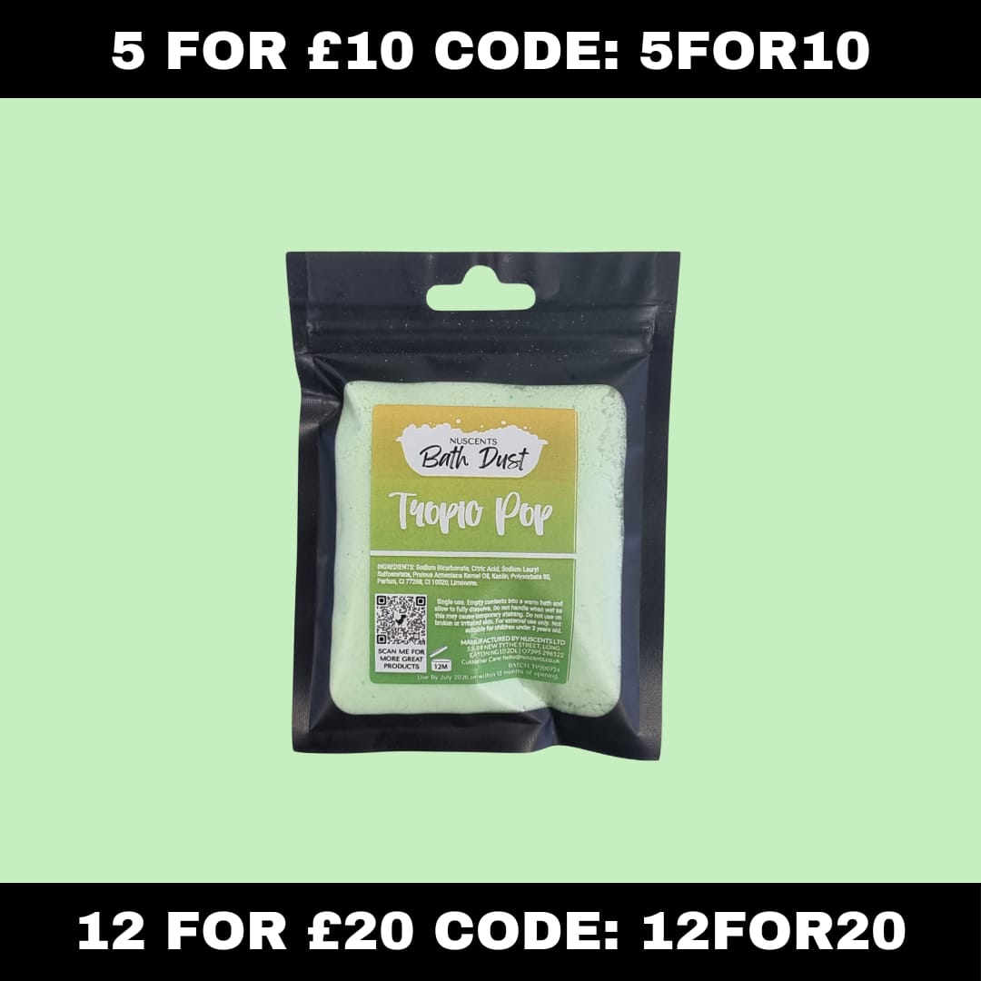 Tropical Pop Bath Dust - Nuscents