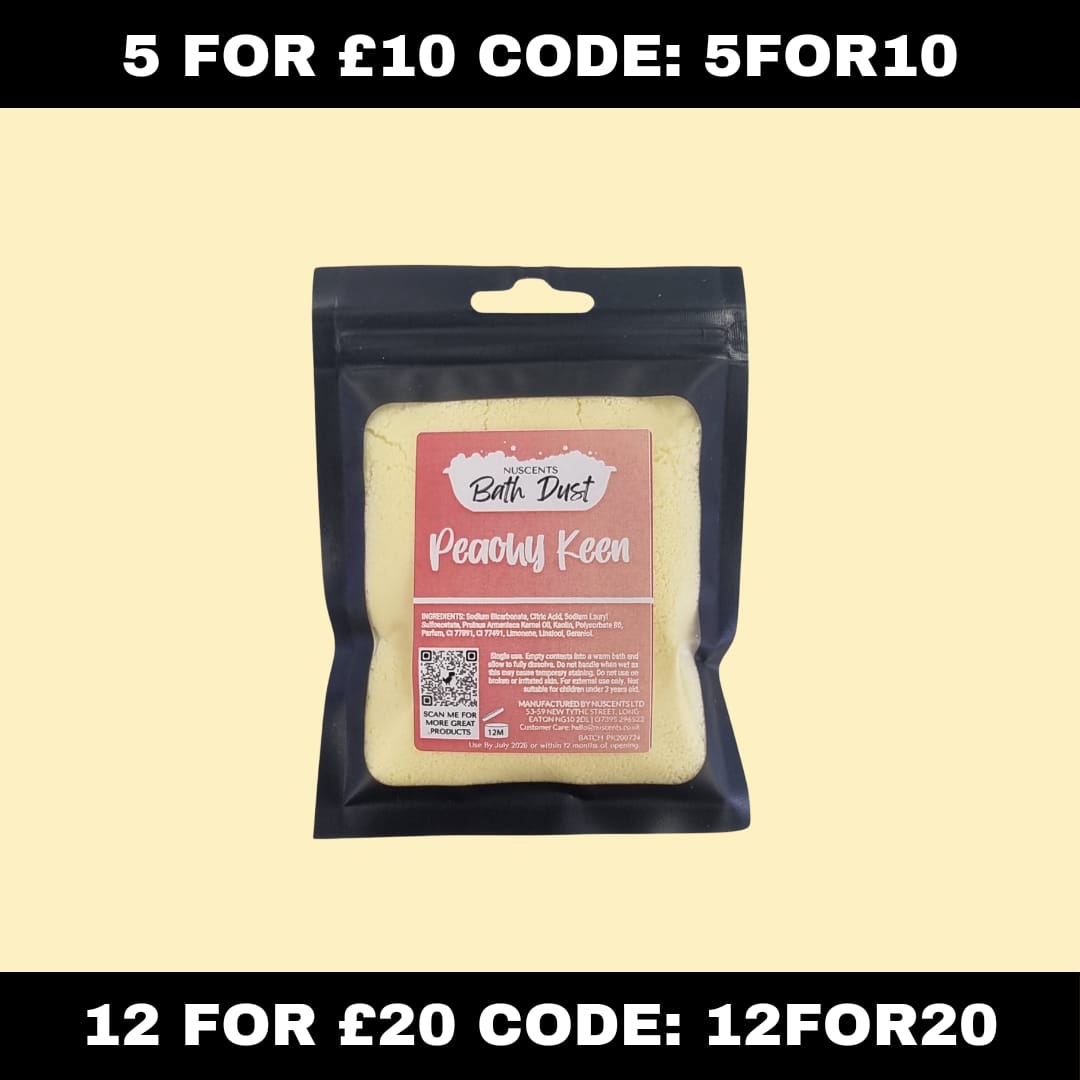 Peachy Keen Bath Dust - Nuscents