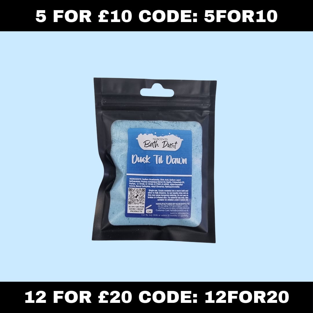 Dusk Til Dawn Bath Dust - Nuscents