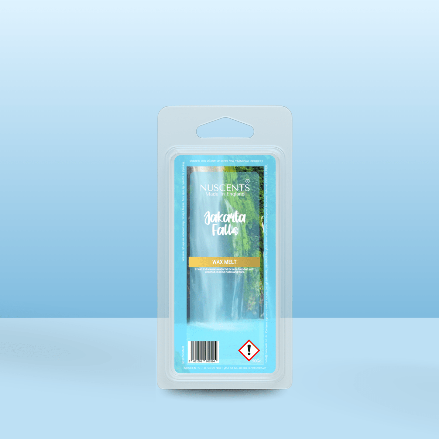 50g *Jakarta Falls Scented Wax Melt - Nuscents