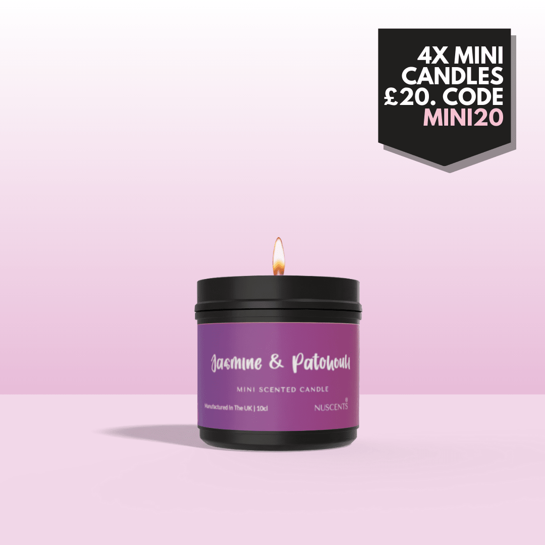 Jasmine & Patchouil Mini Candle - Nuscents