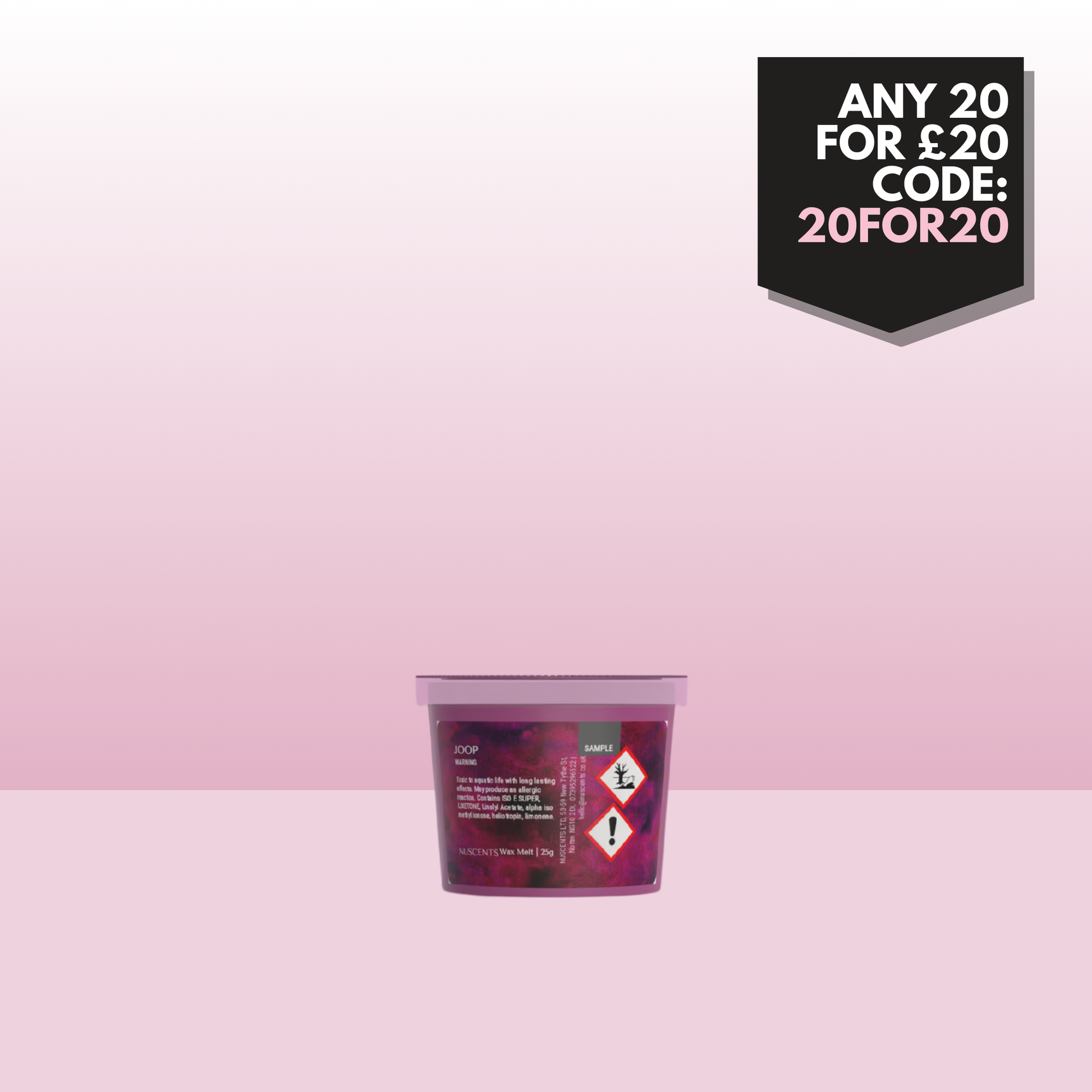Joop Wax Melt Sample 25g - Nuscents