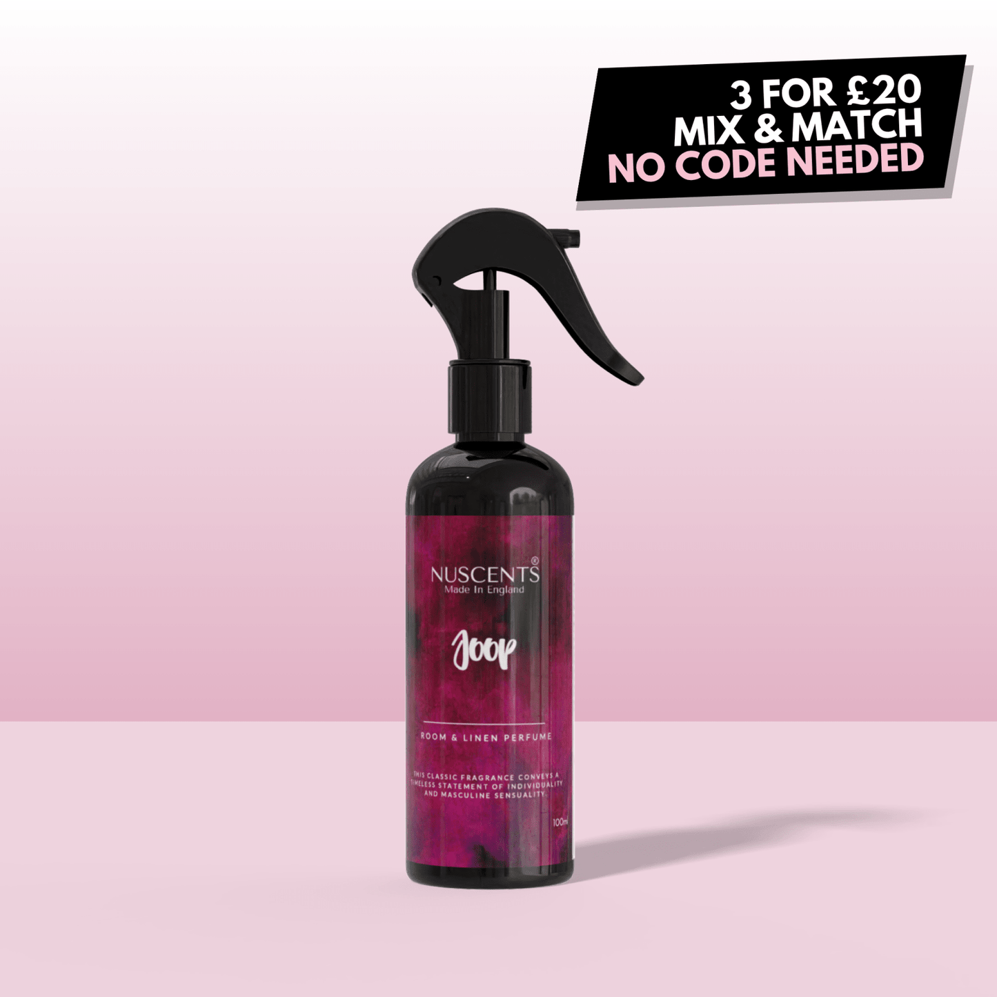 Joop Room & Linen Perfume Spray - Nuscents