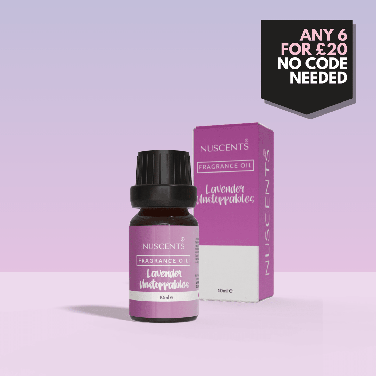 Lavender Unstoppables Aroma Diffuser Fragrance Oil - Nuscents