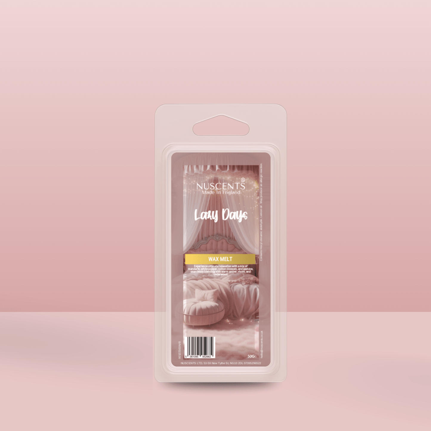 50g *Lazy Days Scented Wax Melt - Nuscents