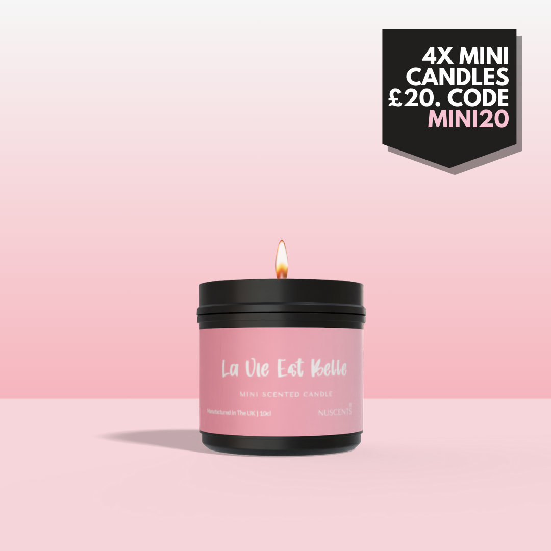 La Vie Est Belle Mini Candle - Nuscents