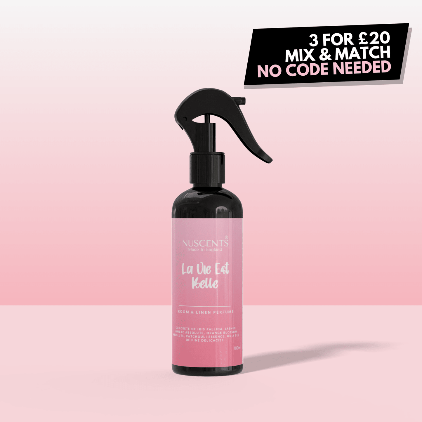 La Vie Est Belle Room & Linen Perfume Spray - Nuscents