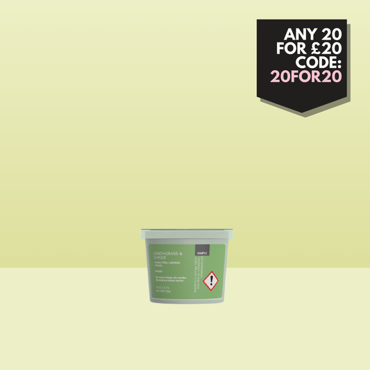 LAST CHANCE Lemongrass & Ginger Wax Melt Sample 25g - Nuscents