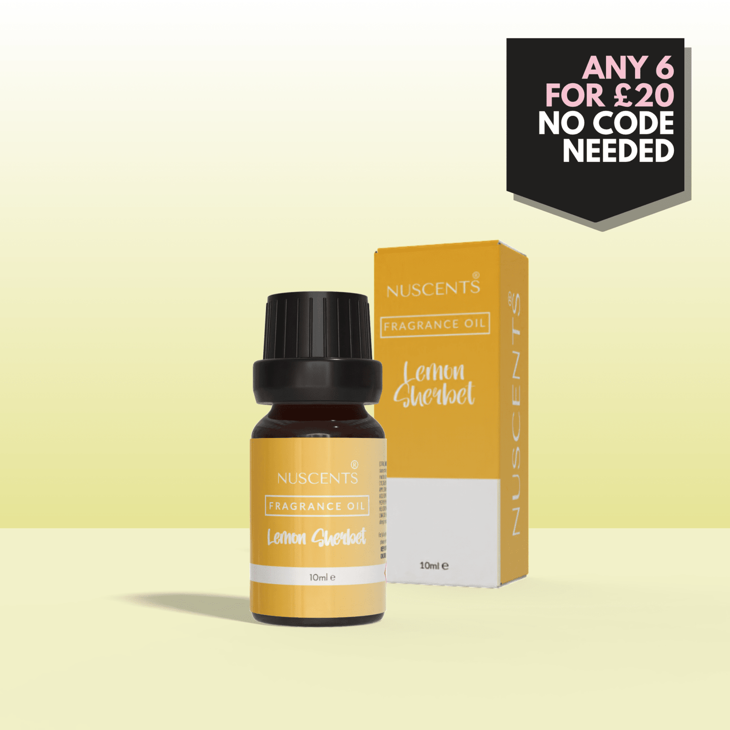 Lemon Sherbet Aroma Diffuser Fragrance Oil - Nuscents