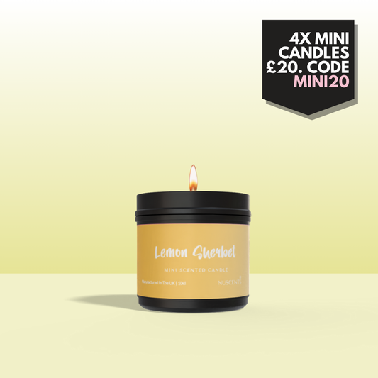 Lemon Sherbet Mini Candle - Nuscents