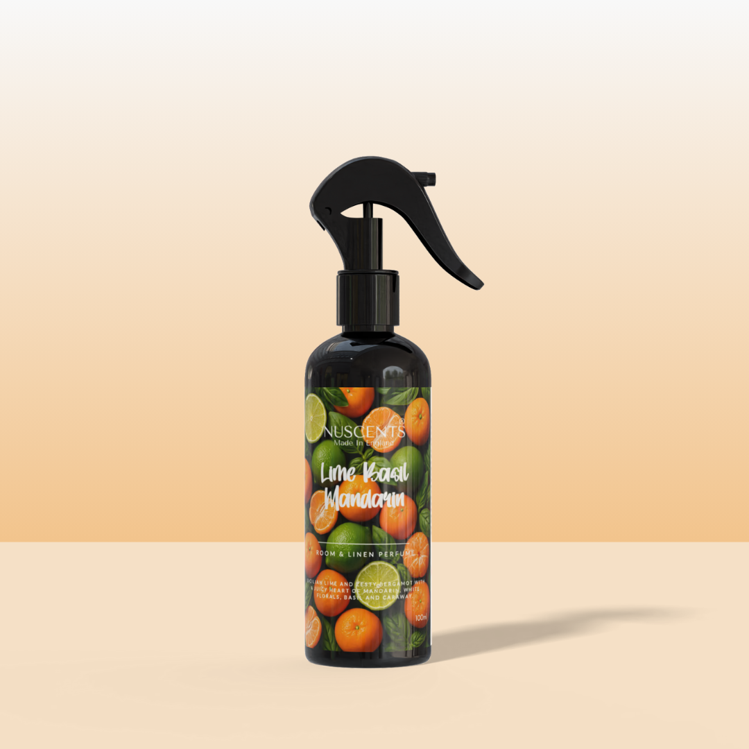 LIMITED EDITION Lime Basil Mandarin Room & Linen Perfume Spray - Nuscents
