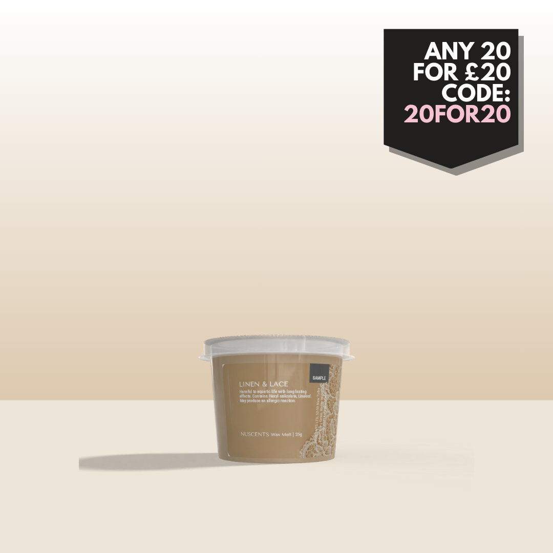 *Linen & Lace Wax Melt Sample 25g