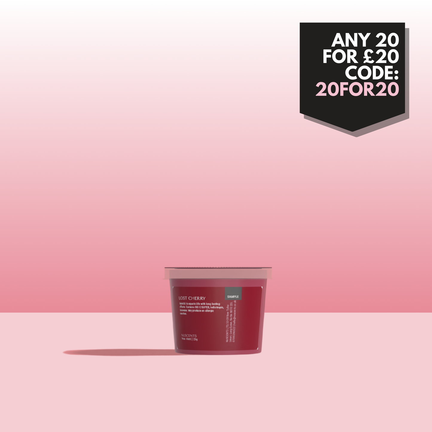 Lost Cherry Wax Melt Sample 25g - Nuscents