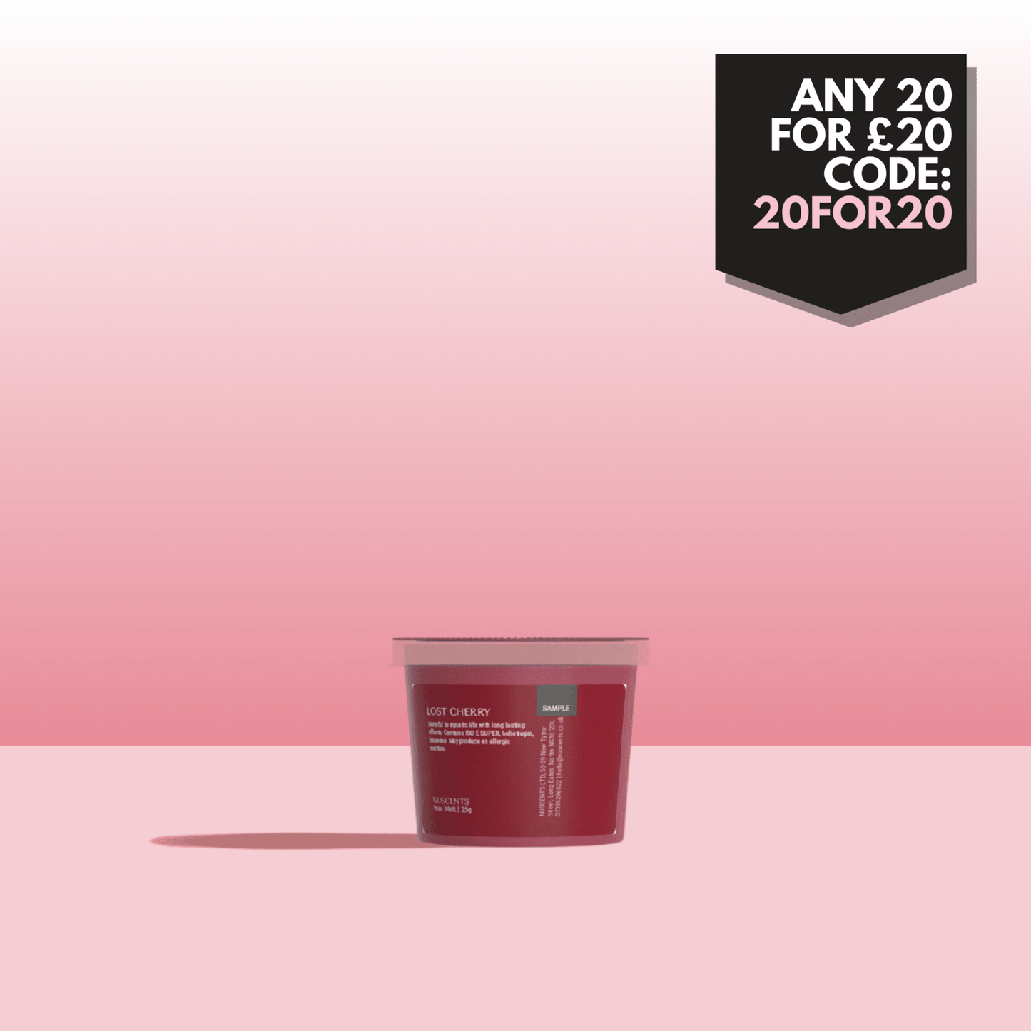 Lost Cherry Wax Melt Sample 25g - Nuscents