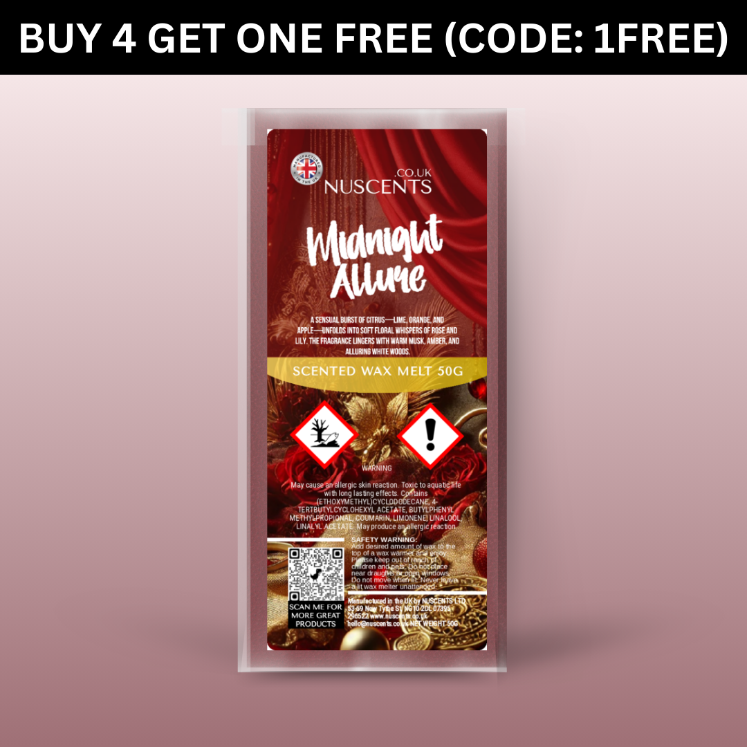 50g *LAST CHANCE Midnight Allure Scented Wax Melt - Nuscents
