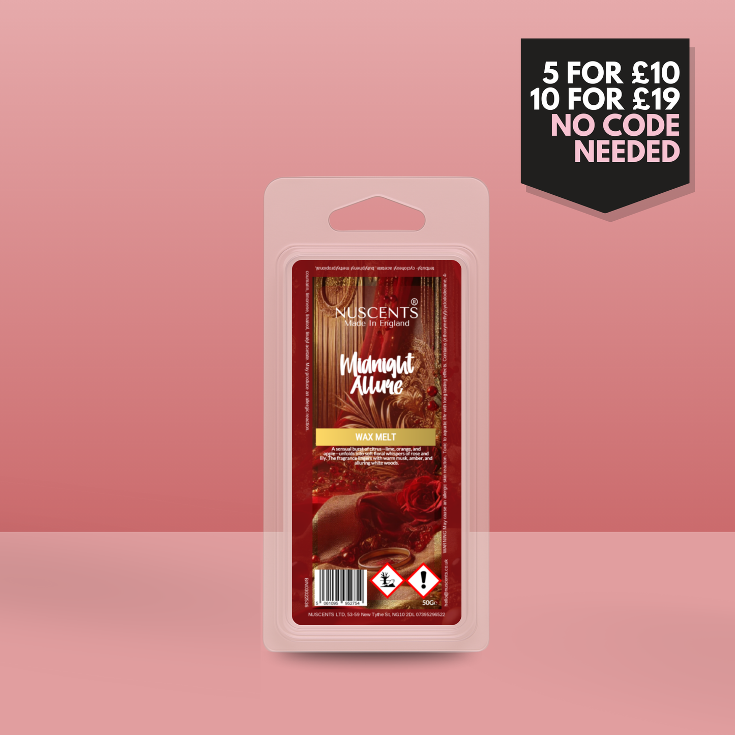50g *LAST CHANCE Midnight Allure Scented Wax Melt