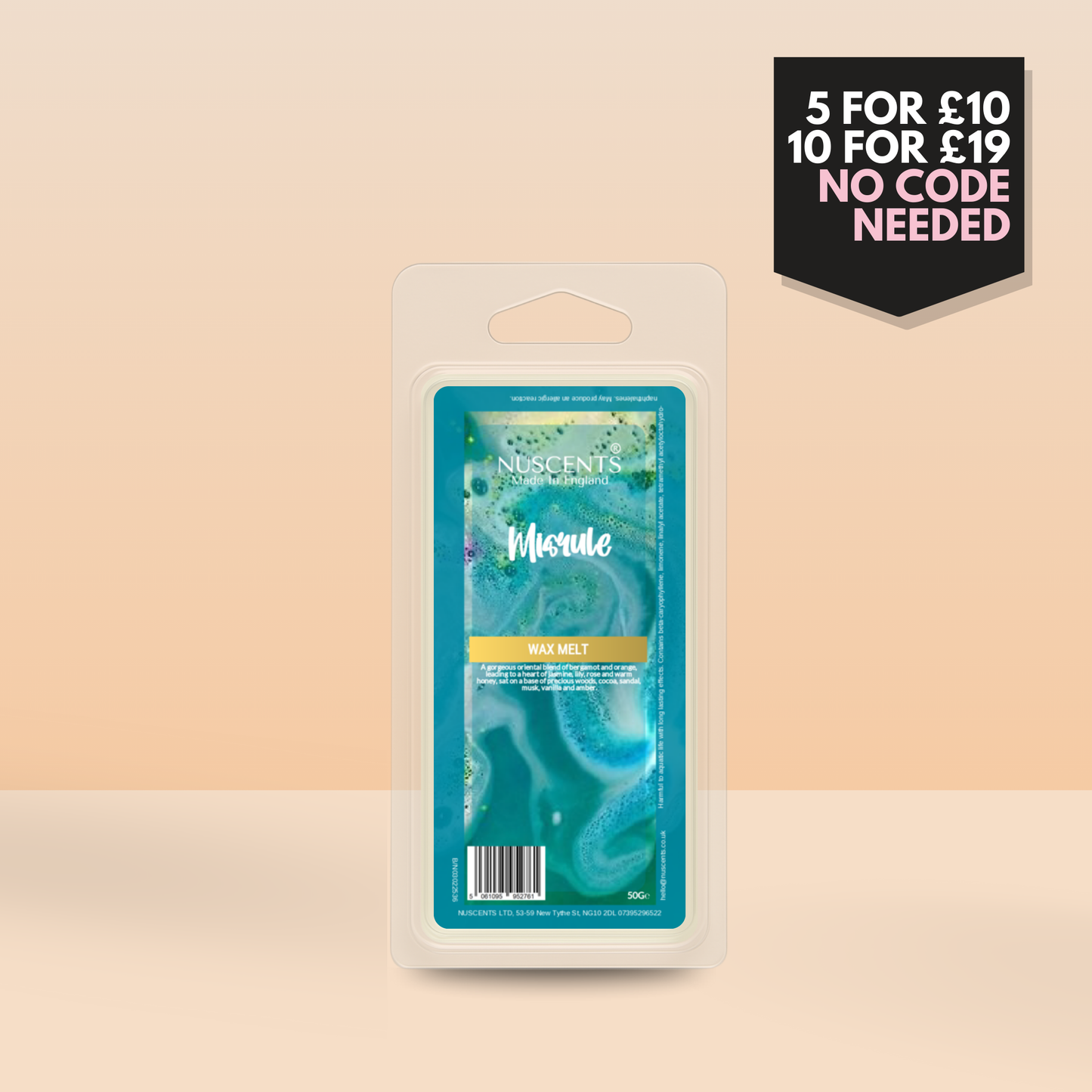 50g Misrule V2 Scented Wax Melt