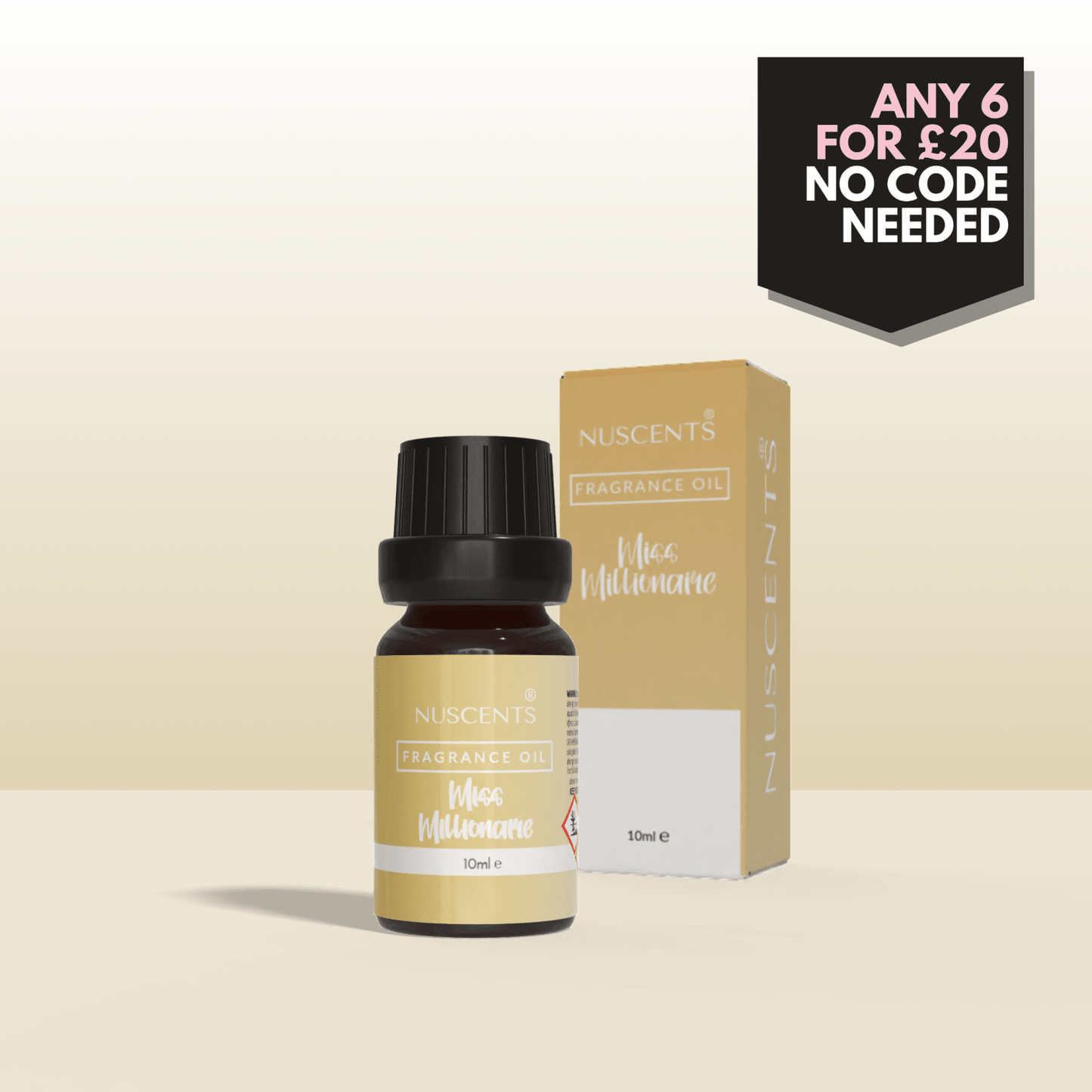 Miss Millionaire Aroma Diffuser Fragrance Oil - Nuscents