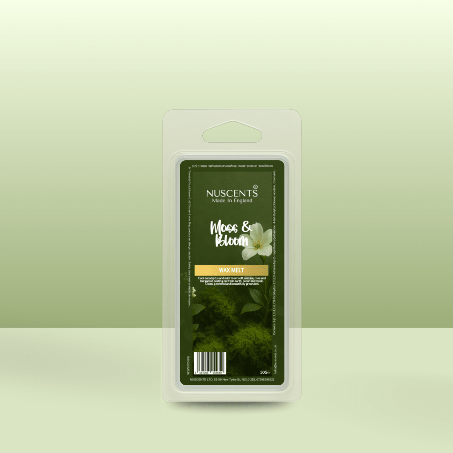 50g *Moss & Bloom Scented Wax Melt - Nuscents