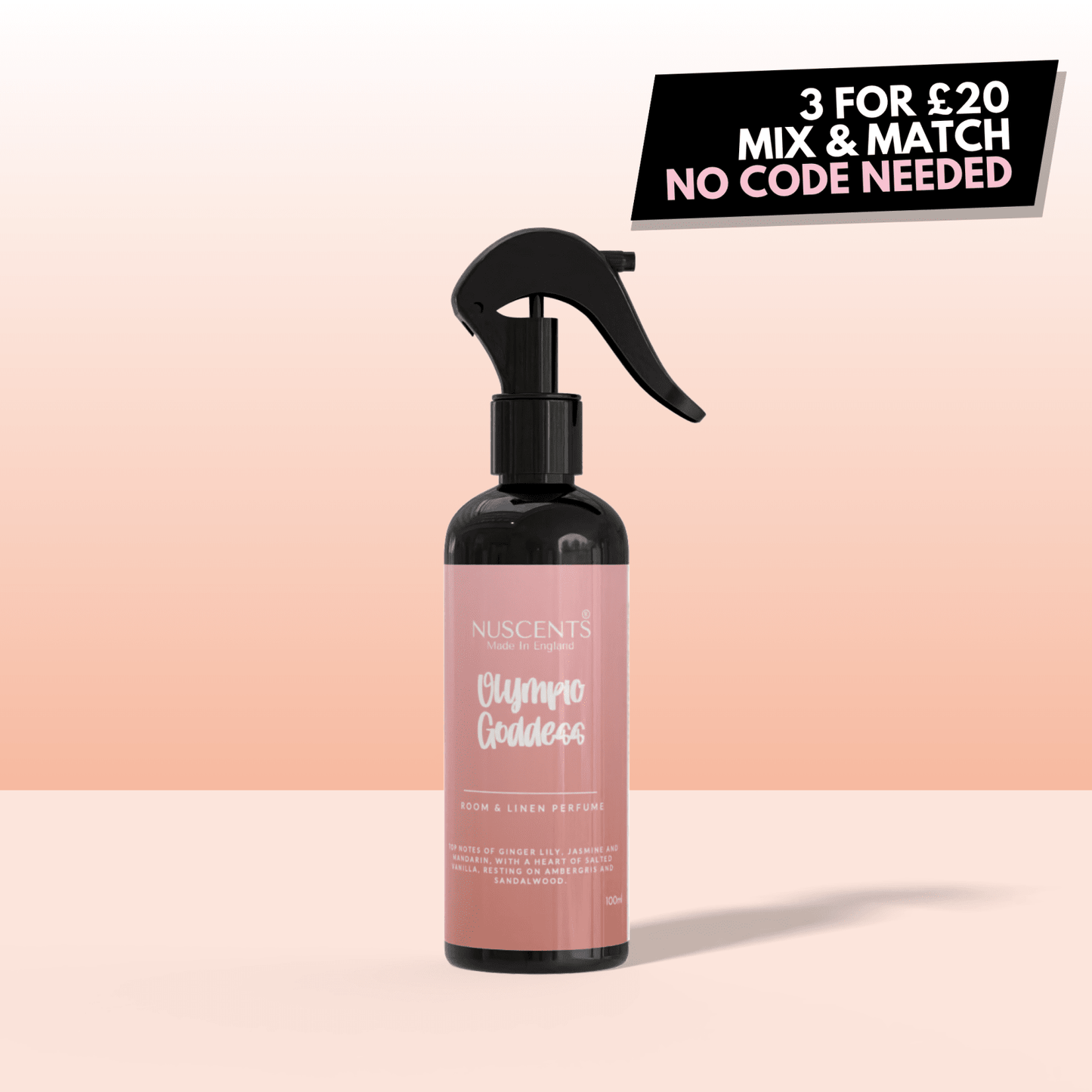 Olympic Goddess (OLYMPEA) Room & Linen Perfume Spray - Nuscents