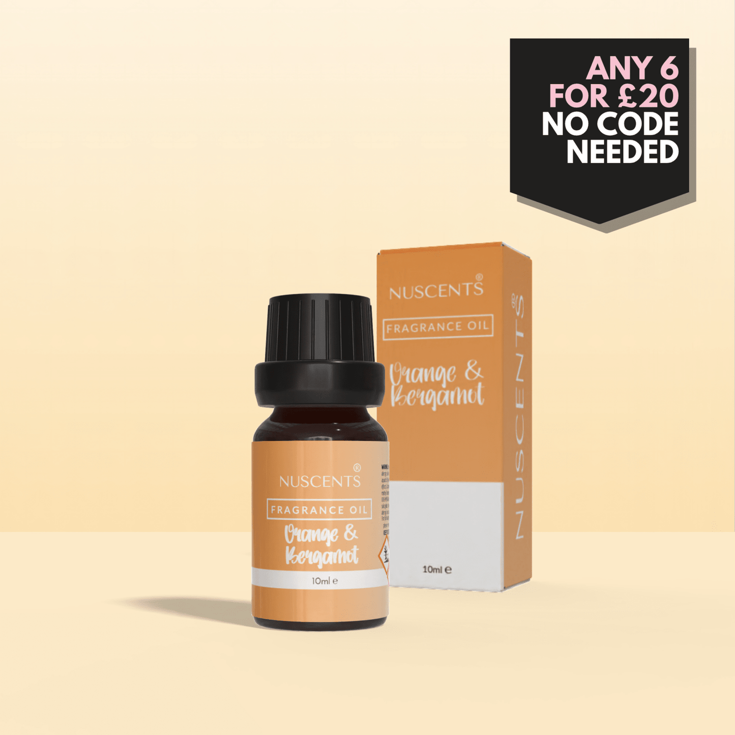 Orange & Bergamot Aroma Diffuser Fragrance Oil - Nuscents