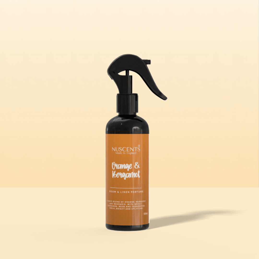 Orange & Bergamot Room & Linen Perfume Spray - Nuscents