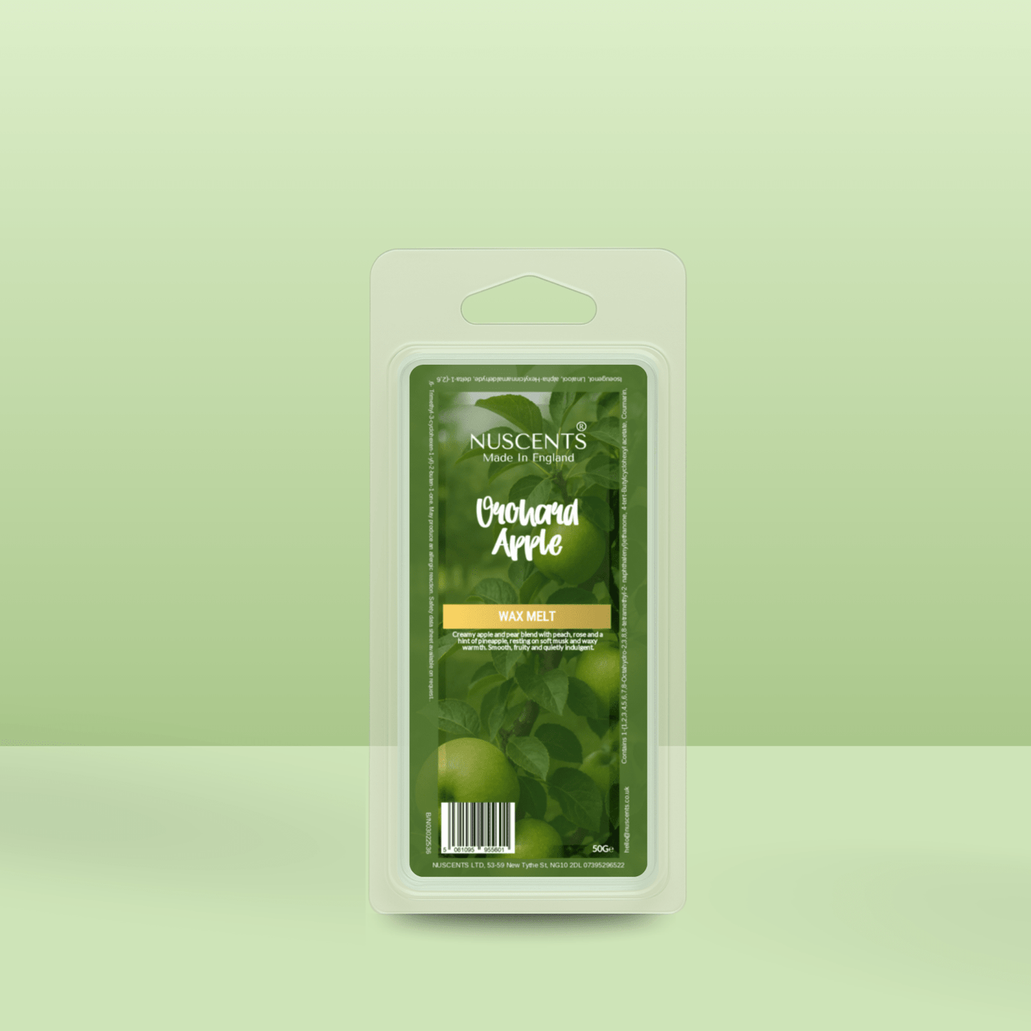 50g *Orchard Apple Scented Wax Melt - Nuscents
