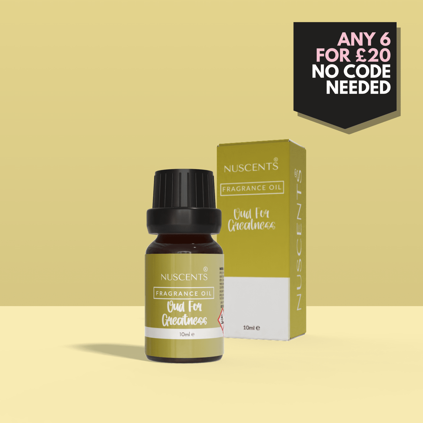 Oud For Greatness Aroma Diffuser Fragrance Oil - Nuscents