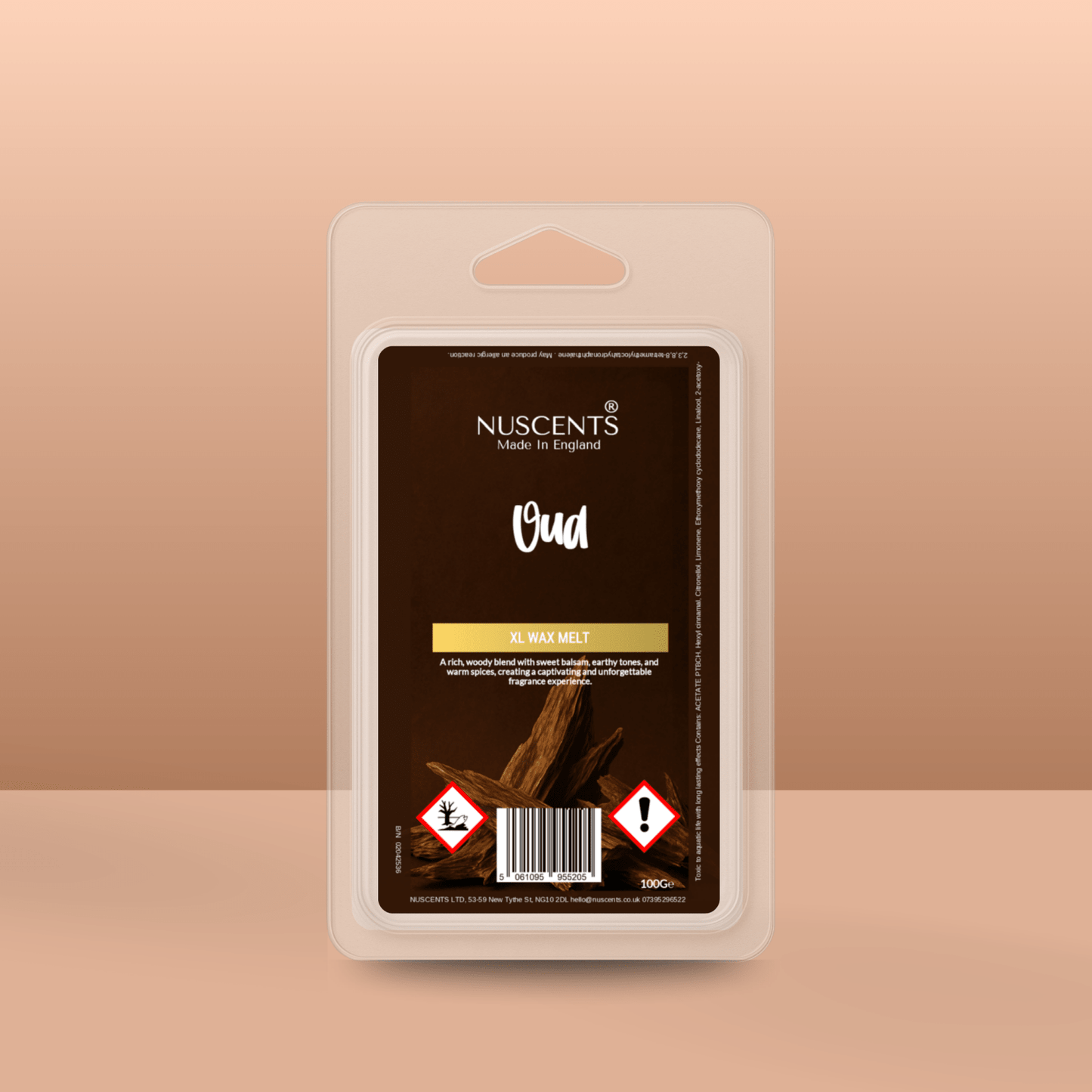 *Oud - Soy XL Wax Melt - Nuscents