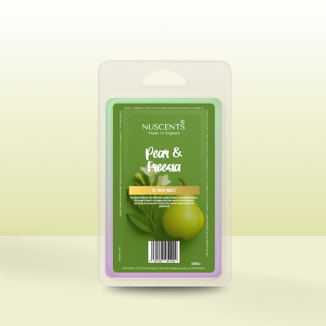 Pear & Freesia XL Wax Melt - Nuscents